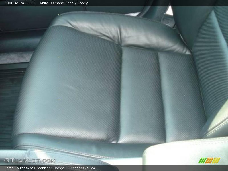 White Diamond Pearl / Ebony 2008 Acura TL 3.2