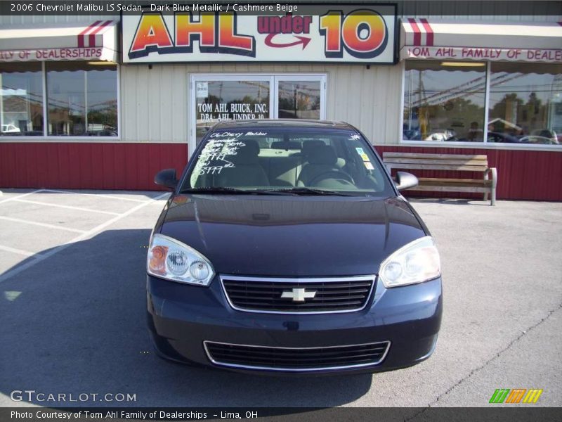 Dark Blue Metallic / Cashmere Beige 2006 Chevrolet Malibu LS Sedan