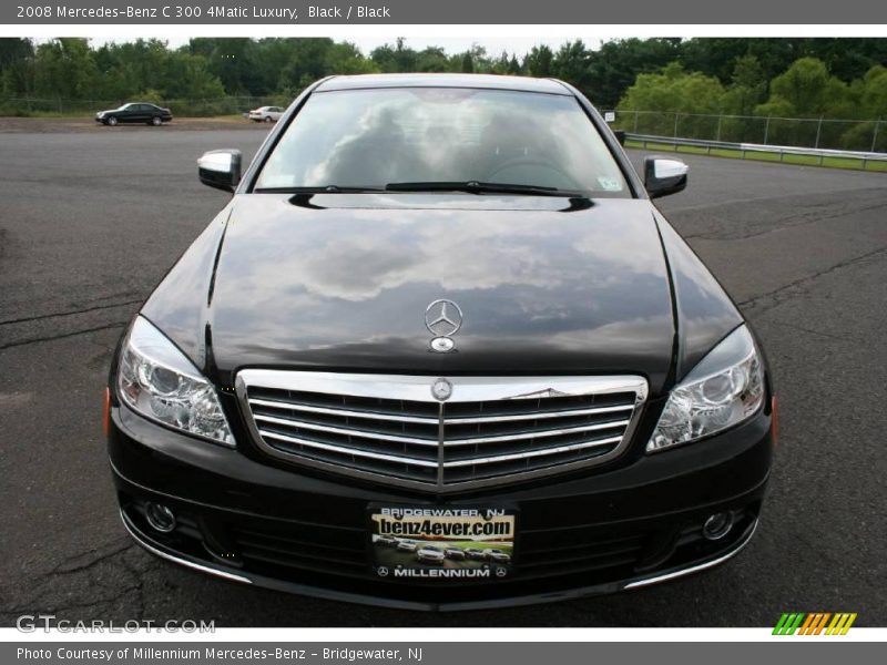 Black / Black 2008 Mercedes-Benz C 300 4Matic Luxury