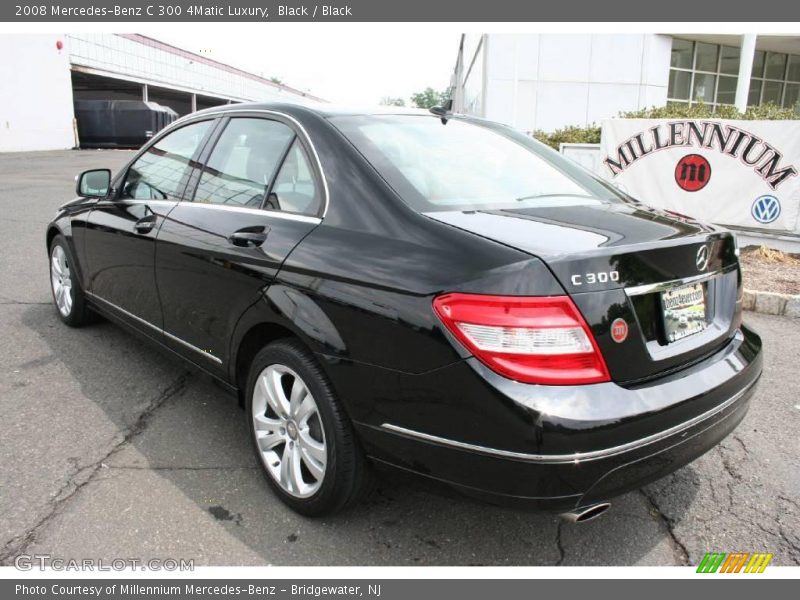Black / Black 2008 Mercedes-Benz C 300 4Matic Luxury