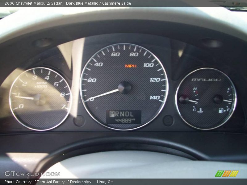 Dark Blue Metallic / Cashmere Beige 2006 Chevrolet Malibu LS Sedan