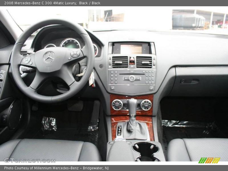 Black / Black 2008 Mercedes-Benz C 300 4Matic Luxury