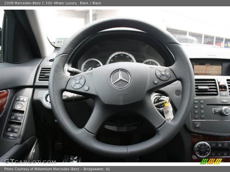 Black / Black 2008 Mercedes-Benz C 300 4Matic Luxury