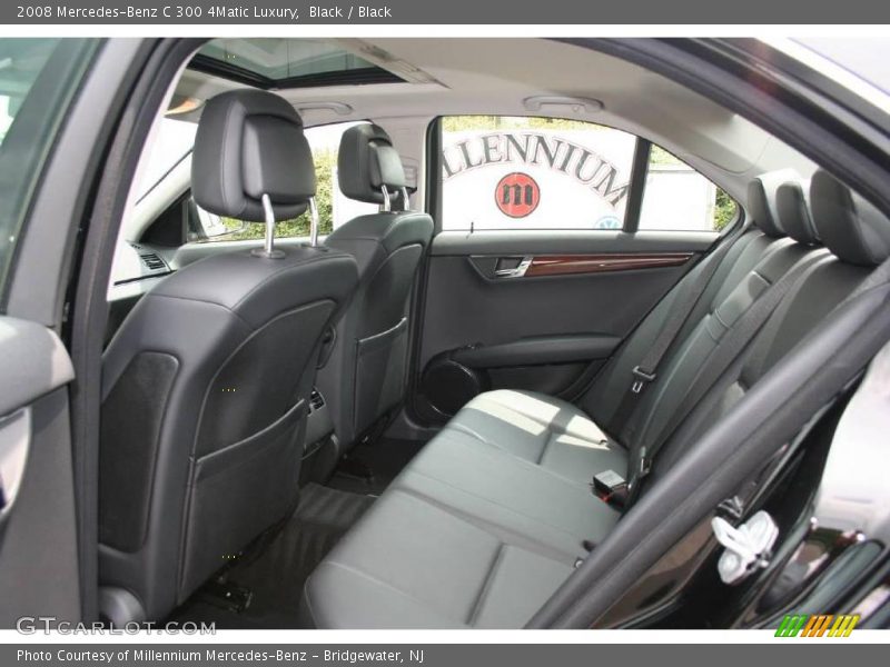 Black / Black 2008 Mercedes-Benz C 300 4Matic Luxury