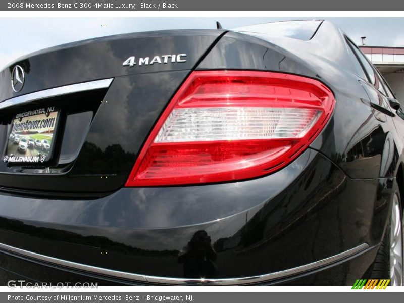 Black / Black 2008 Mercedes-Benz C 300 4Matic Luxury