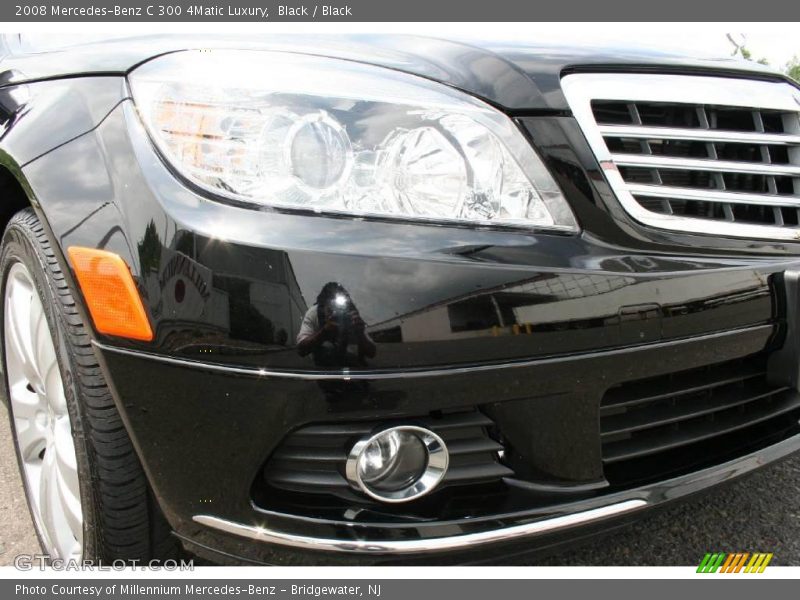 Black / Black 2008 Mercedes-Benz C 300 4Matic Luxury