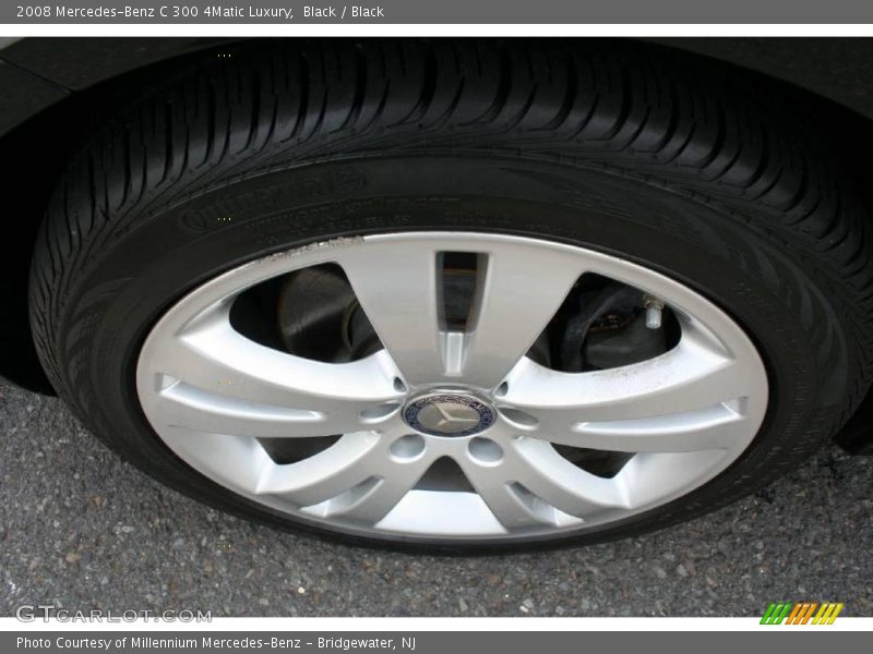 Black / Black 2008 Mercedes-Benz C 300 4Matic Luxury
