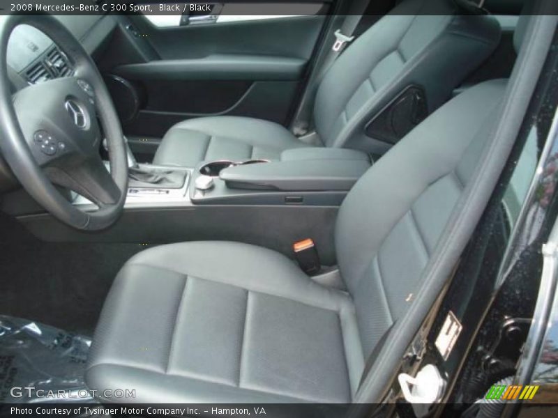 Black / Black 2008 Mercedes-Benz C 300 Sport