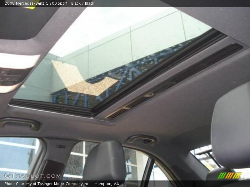 Black / Black 2008 Mercedes-Benz C 300 Sport