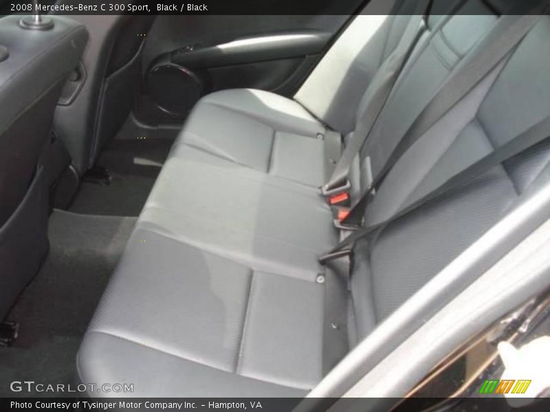 Black / Black 2008 Mercedes-Benz C 300 Sport