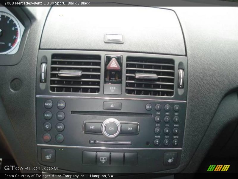 Black / Black 2008 Mercedes-Benz C 300 Sport