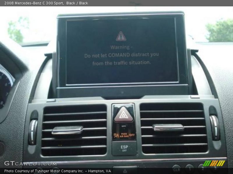 Black / Black 2008 Mercedes-Benz C 300 Sport