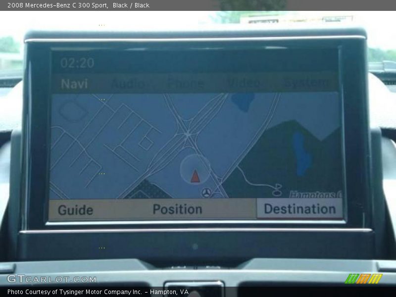 Black / Black 2008 Mercedes-Benz C 300 Sport