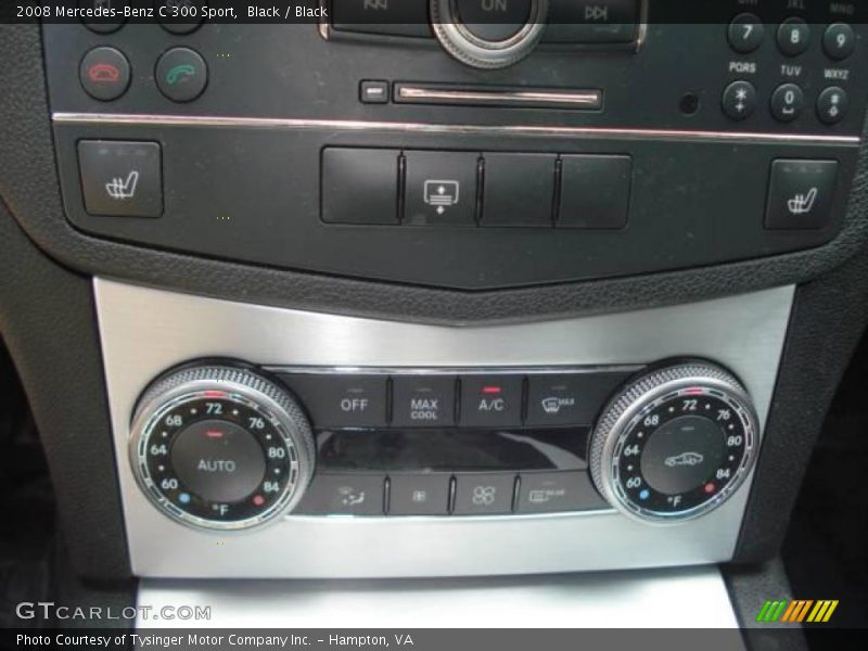 Black / Black 2008 Mercedes-Benz C 300 Sport