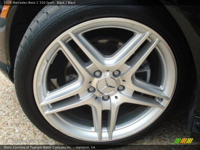 Black / Black 2008 Mercedes-Benz C 300 Sport