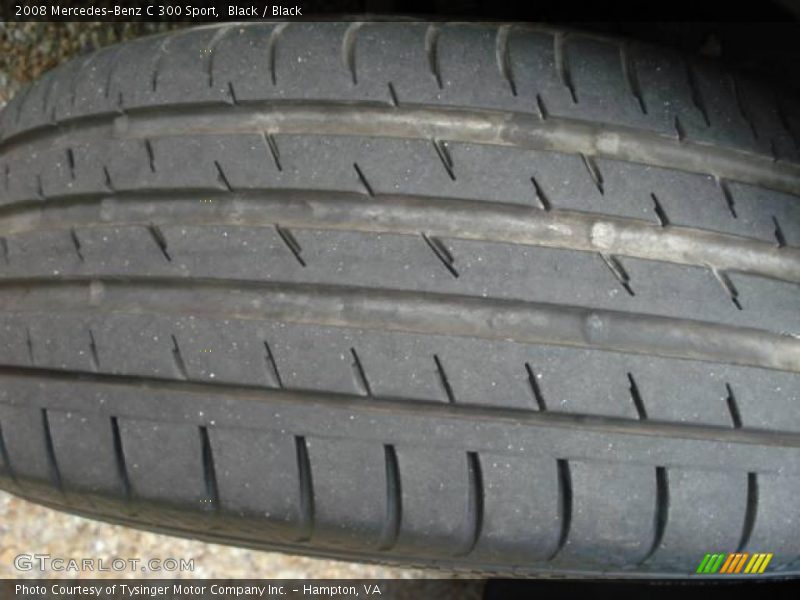 Black / Black 2008 Mercedes-Benz C 300 Sport