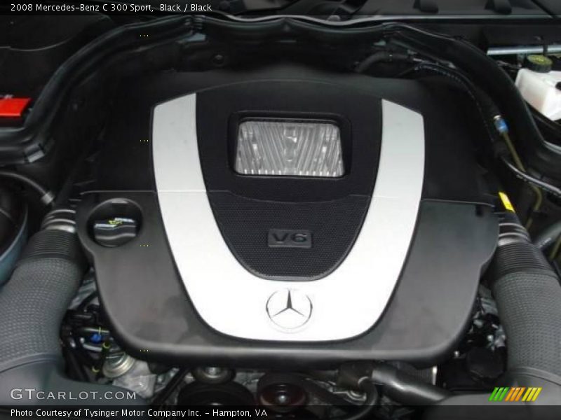 Black / Black 2008 Mercedes-Benz C 300 Sport