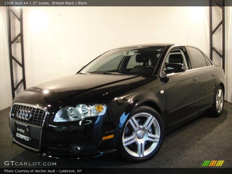 Brilliant Black / Black 2008 Audi A4 2.0T Sedan