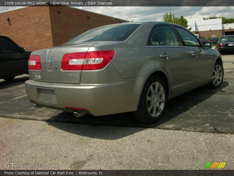 Vapor Silver Metallic / Dark Charcoal 2008 Lincoln MKZ Sedan
