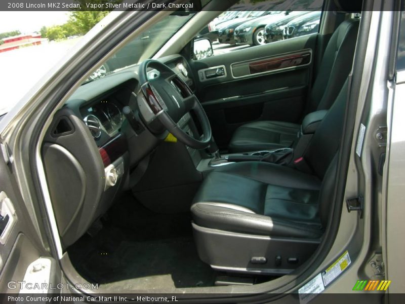 Vapor Silver Metallic / Dark Charcoal 2008 Lincoln MKZ Sedan
