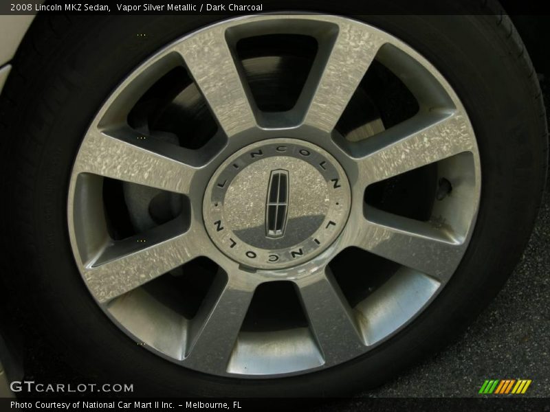 Vapor Silver Metallic / Dark Charcoal 2008 Lincoln MKZ Sedan