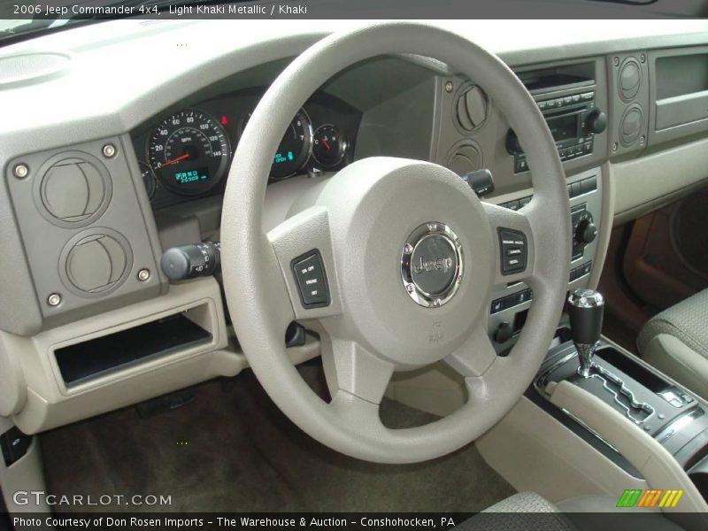 Light Khaki Metallic / Khaki 2006 Jeep Commander 4x4