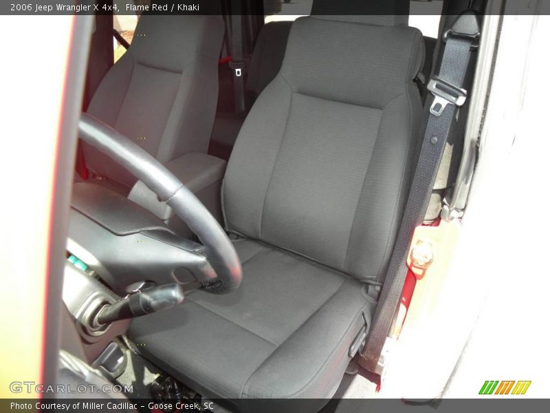 Flame Red / Khaki 2006 Jeep Wrangler X 4x4