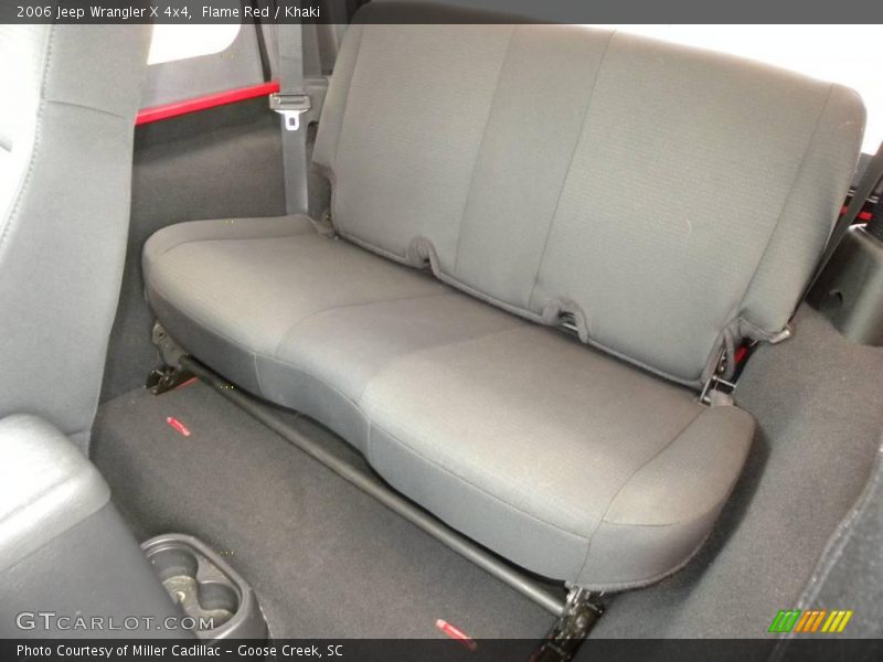 Flame Red / Khaki 2006 Jeep Wrangler X 4x4