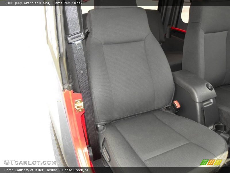 Flame Red / Khaki 2006 Jeep Wrangler X 4x4