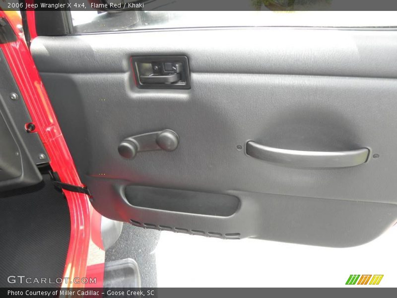 Flame Red / Khaki 2006 Jeep Wrangler X 4x4