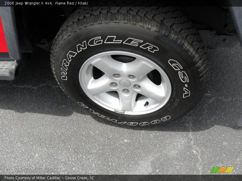 Flame Red / Khaki 2006 Jeep Wrangler X 4x4