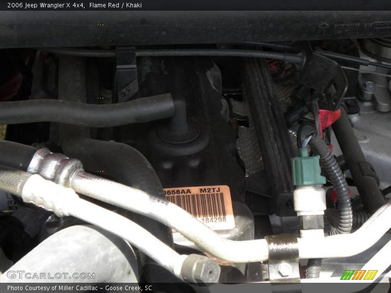 Flame Red / Khaki 2006 Jeep Wrangler X 4x4