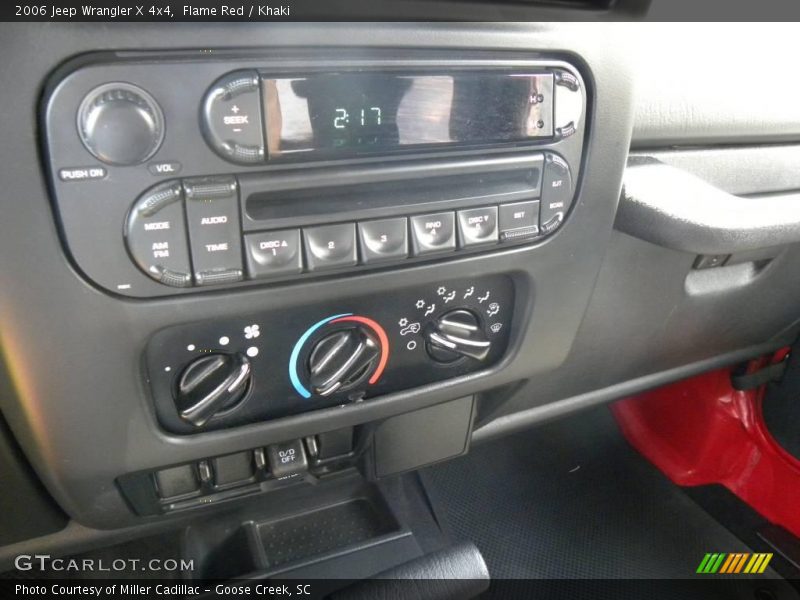Flame Red / Khaki 2006 Jeep Wrangler X 4x4