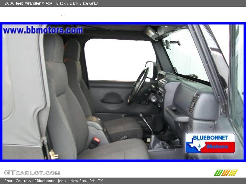 Black / Dark Slate Gray 2006 Jeep Wrangler X 4x4