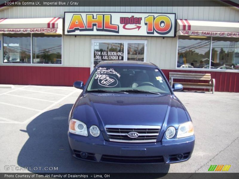 Imperial Blue / Gray 2004 Kia Optima LX