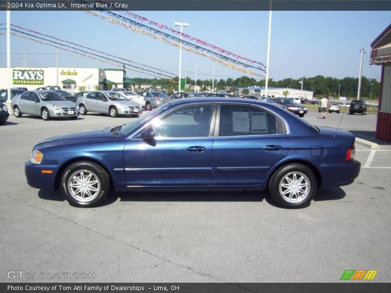 Imperial Blue / Gray 2004 Kia Optima LX