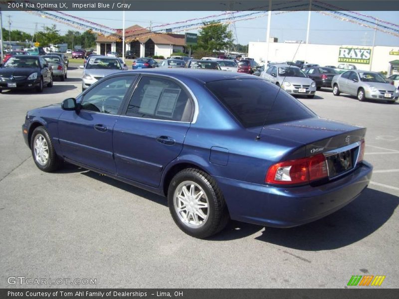 Imperial Blue / Gray 2004 Kia Optima LX