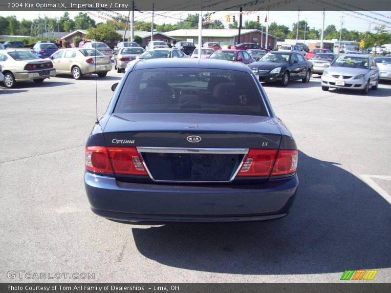 Imperial Blue / Gray 2004 Kia Optima LX