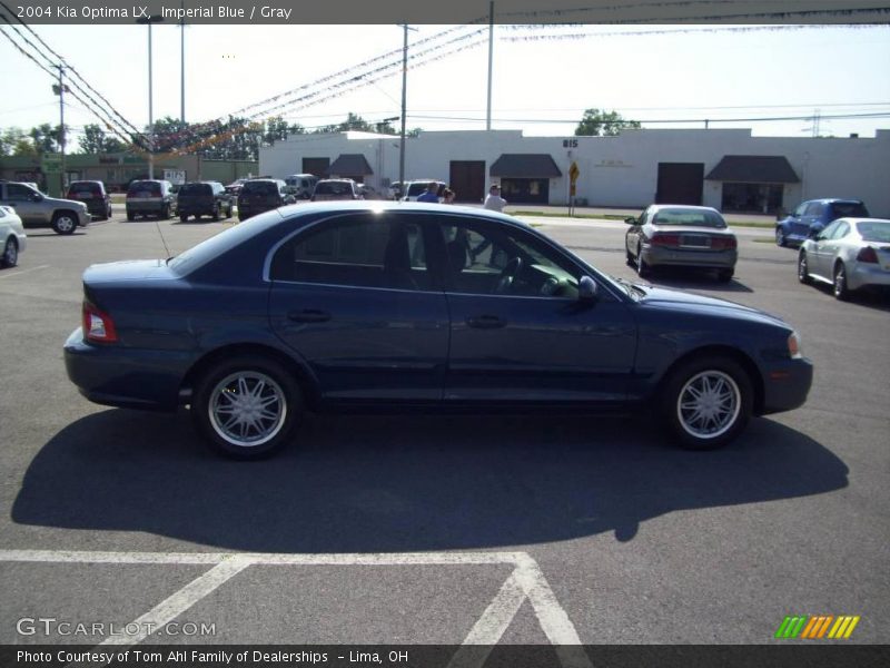 Imperial Blue / Gray 2004 Kia Optima LX