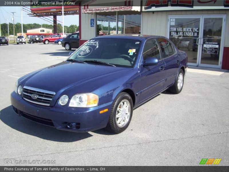 Imperial Blue / Gray 2004 Kia Optima LX