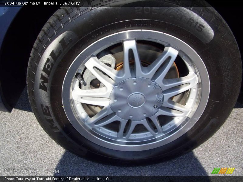 Imperial Blue / Gray 2004 Kia Optima LX