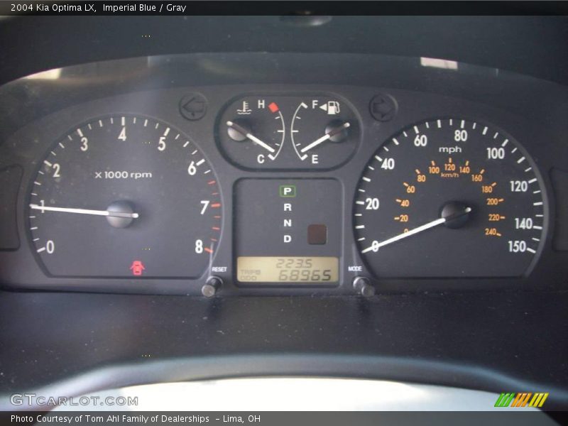Imperial Blue / Gray 2004 Kia Optima LX