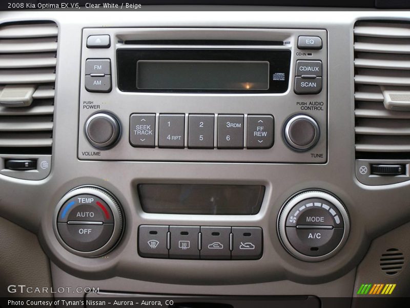 Clear White / Beige 2008 Kia Optima EX V6