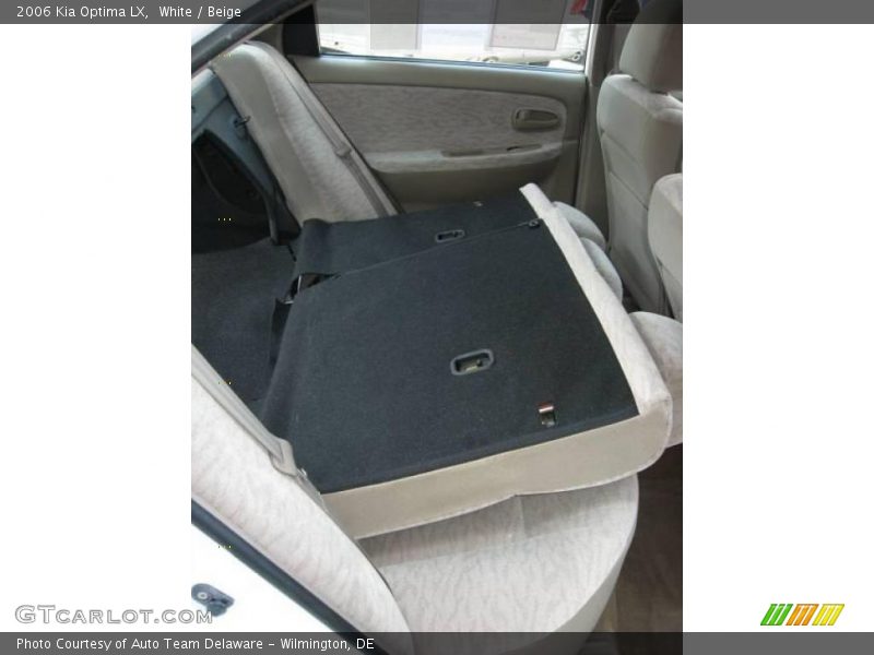 White / Beige 2006 Kia Optima LX