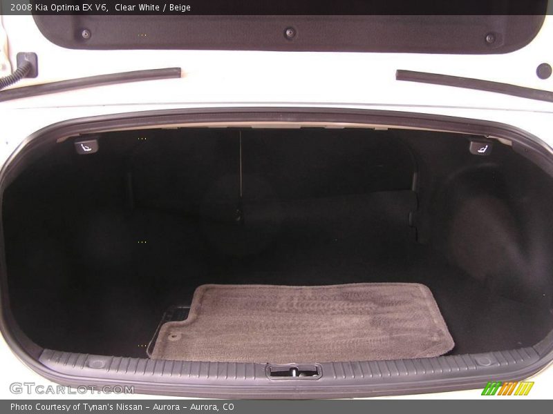 Clear White / Beige 2008 Kia Optima EX V6