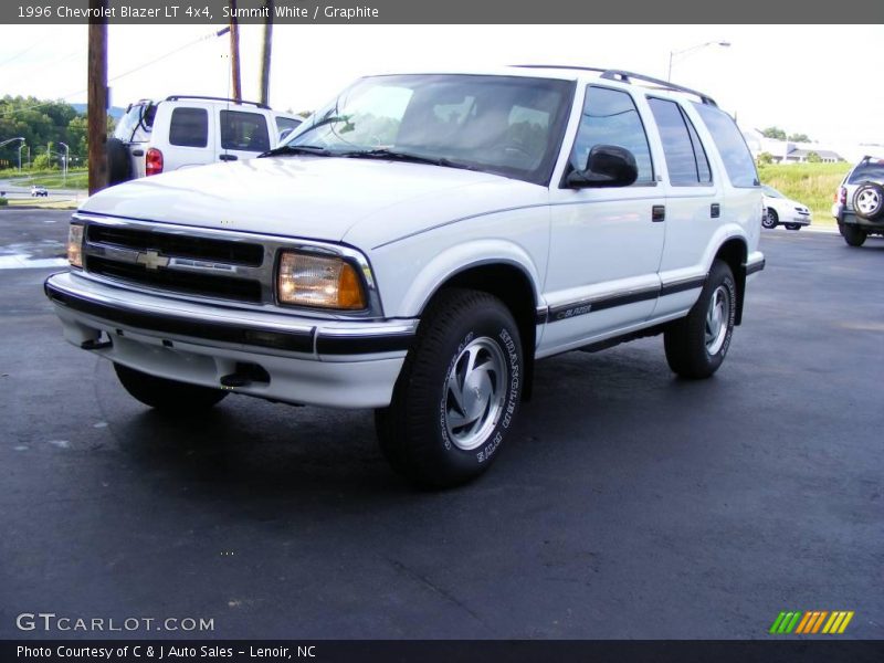 Summit White / Graphite 1996 Chevrolet Blazer LT 4x4