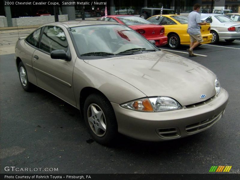 Sandrift Metallic / Neutral 2000 Chevrolet Cavalier Coupe