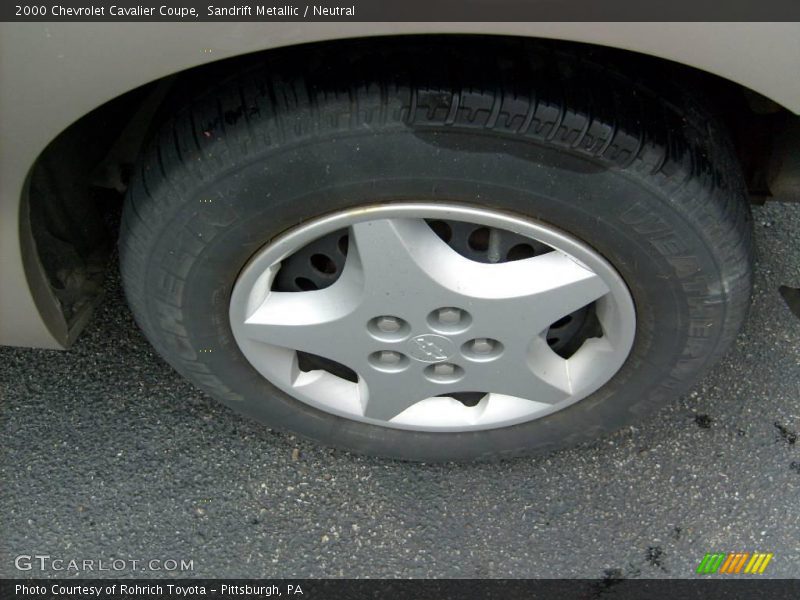 Sandrift Metallic / Neutral 2000 Chevrolet Cavalier Coupe