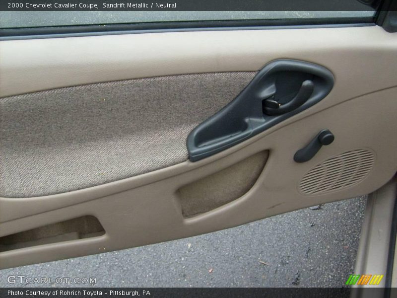 Sandrift Metallic / Neutral 2000 Chevrolet Cavalier Coupe