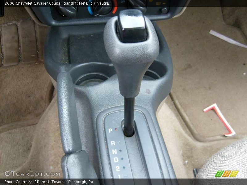 Sandrift Metallic / Neutral 2000 Chevrolet Cavalier Coupe